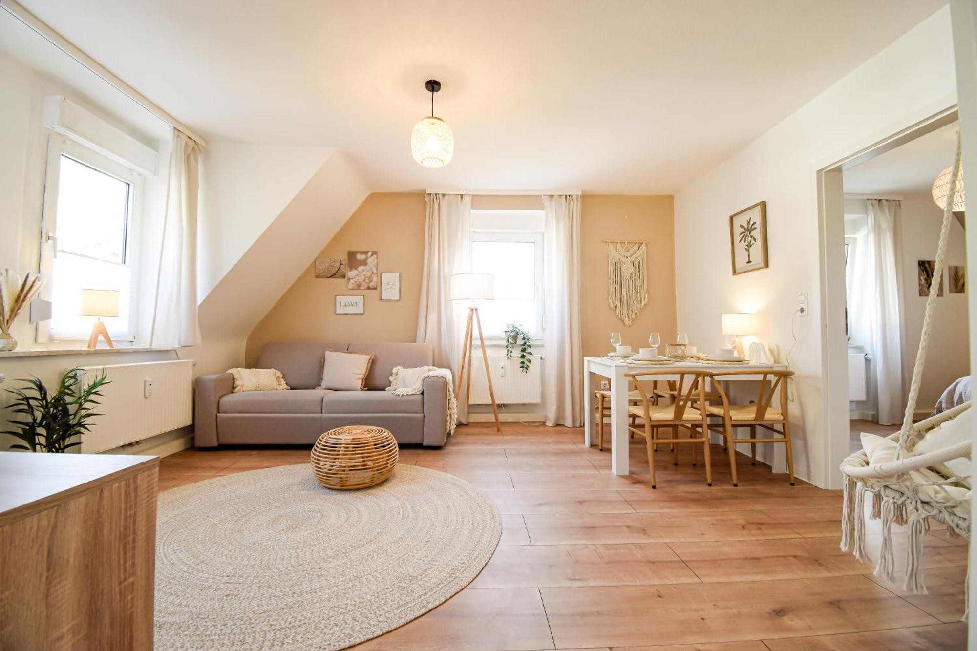 Boho-Apartment - Feel Like Home, Tiny Bathroom & Garage, 60M2 Mühlacker Exteriér fotografie